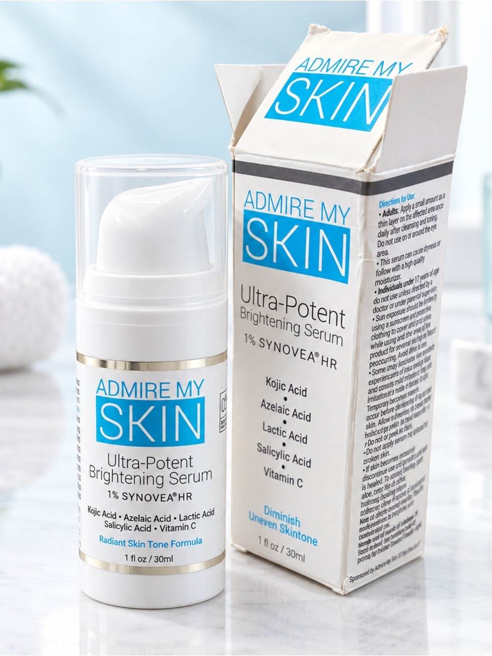 Admire My Skin Ultra-Potent Brightening Serum 1 oz Exp 11/2027